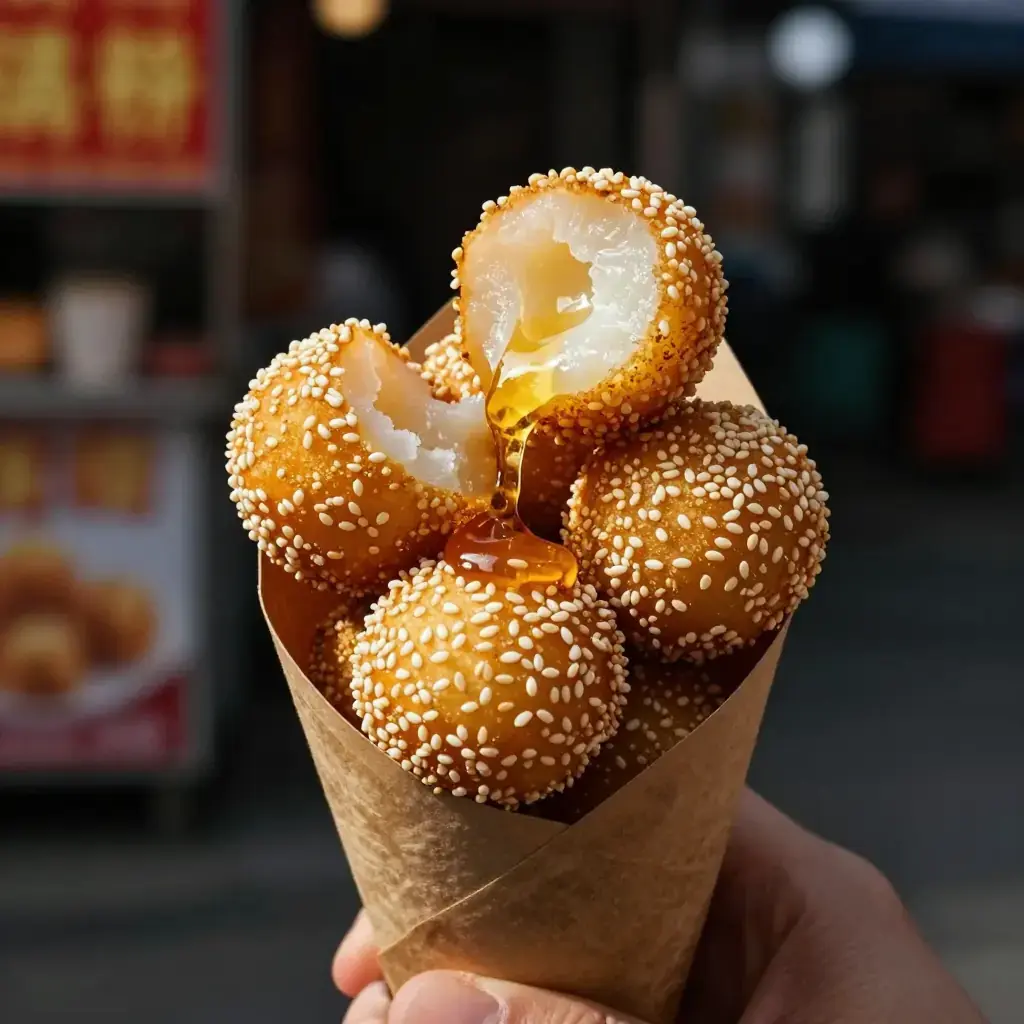 Hunan Zha Nian Gao (Hunan Deep-Fried New Year Rice Cake)