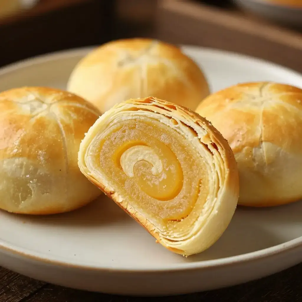 Fujian Lüdou Bing (福建绿豆饼 — Mung Bean Paste Pastry)