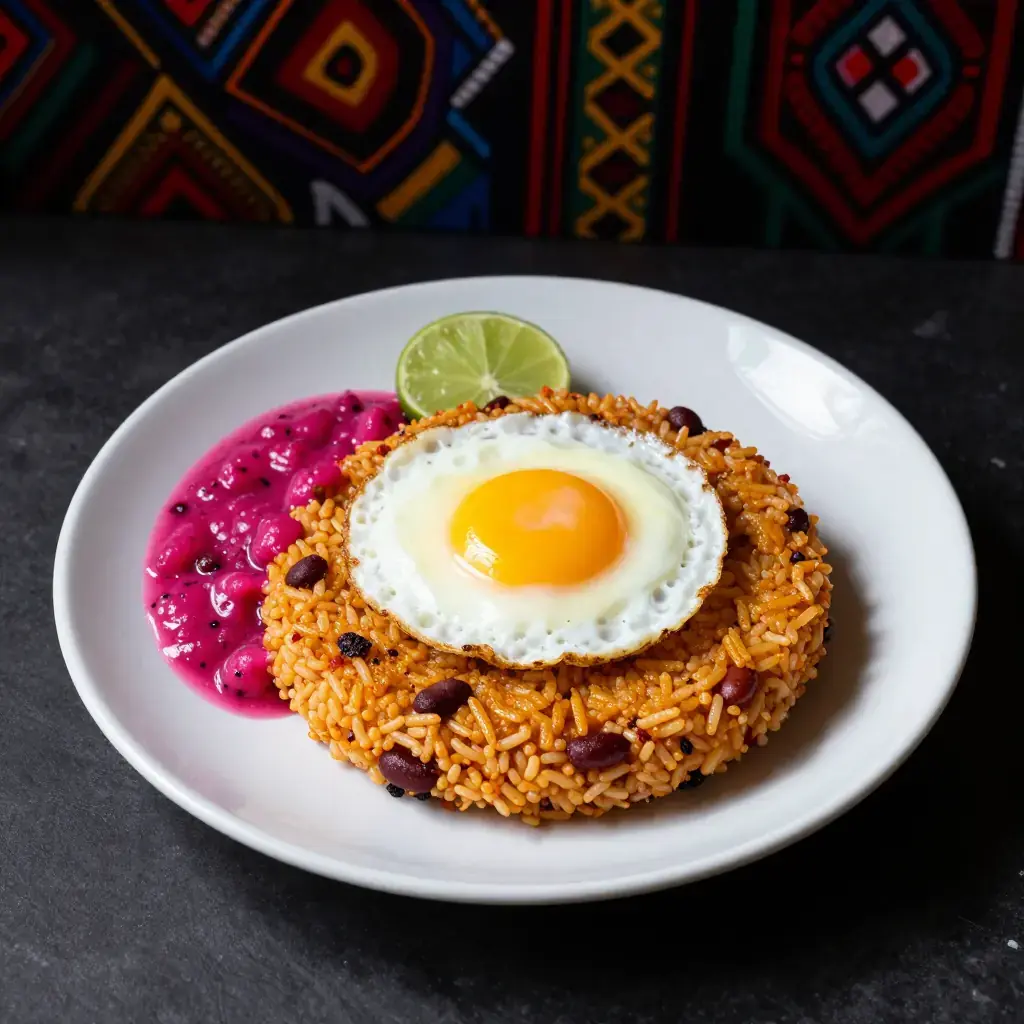 Tacu Tacu de Frijol Negro (Tacu Tacu)