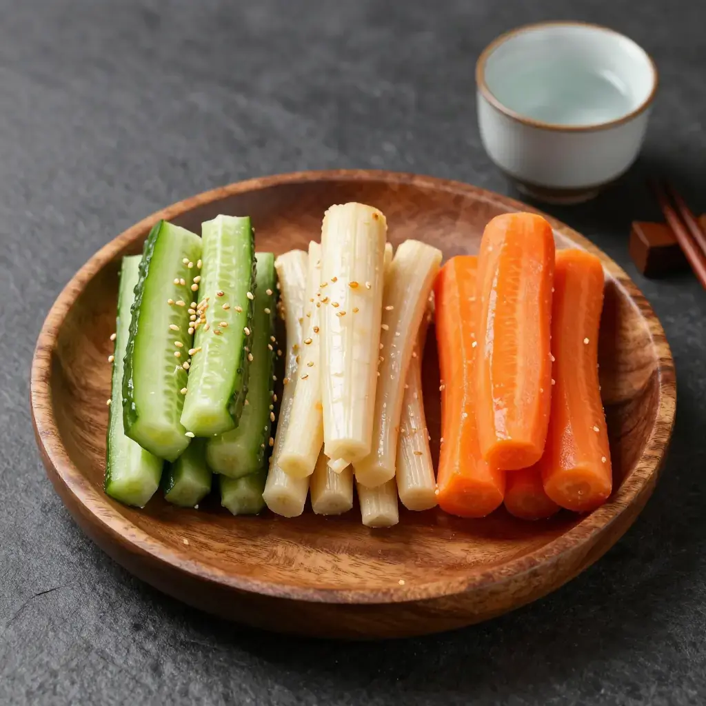 Tsukemono Moriawase (漬物盛り合わせ — Japanese Seasonal Pickle Platter)