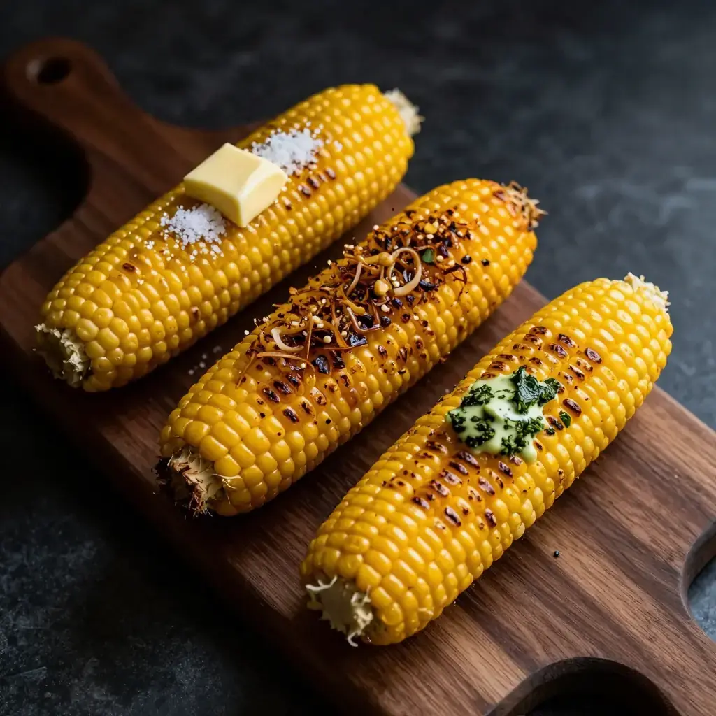 Grilled Corn Three Ways