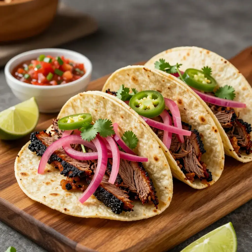 Smoked Beef Brisket Tacos