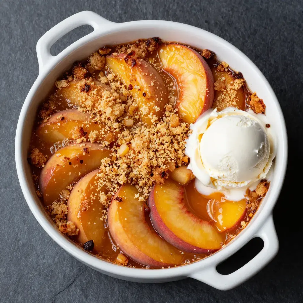 New England Peach Brown Betty