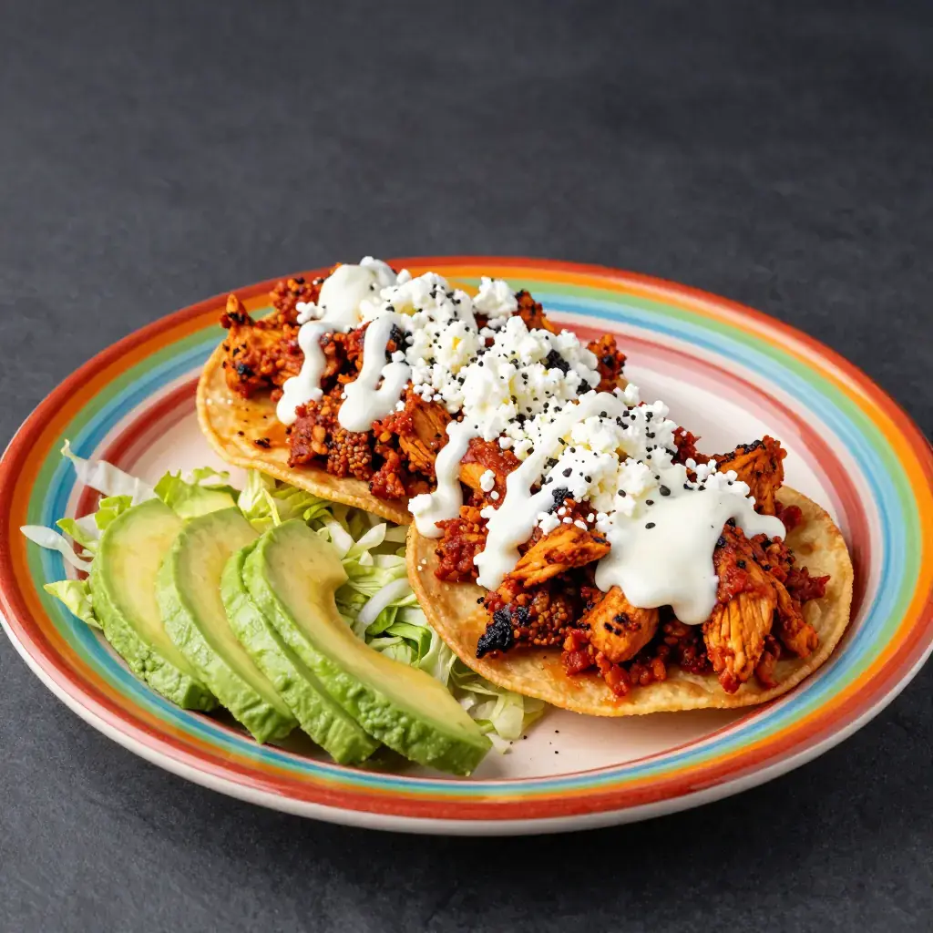 Slow-Cooker Chicken Tinga Tostadas